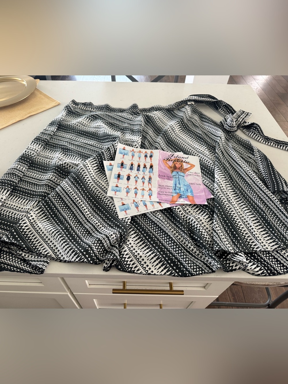 Black and White Swim, Beach Cover Up and/or Dress